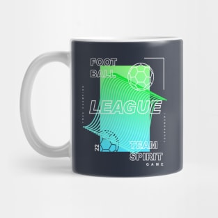 Football league team spirit Mug